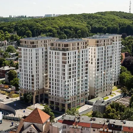 아파트 Quattro Loft Apartament Two 그단스크